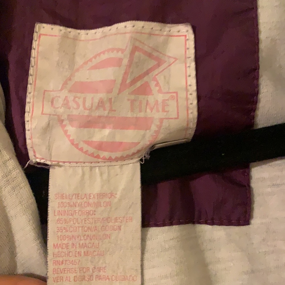 80s Multicolor Patterned Cropped Windbreaker Jack… - image 4